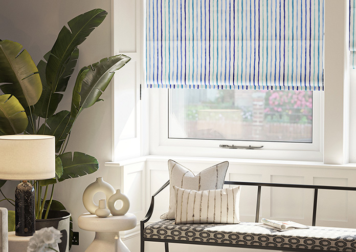 Vintage Stripe, Riviera - Twist&Fit Roman Blind - Image 5